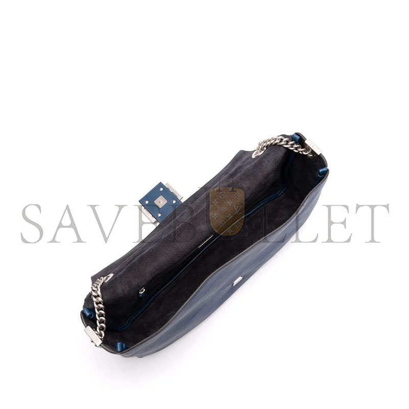 FENDI BAGUETTE CHAIN LARGE LEATHER SHOULDER BAG  (40*18.5*7cm)